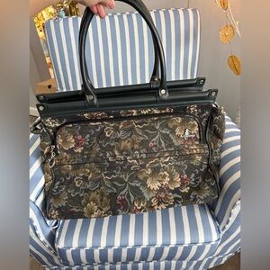 Mrs. Doubtfire Bag Atlantic Floral Tapestry Weekender Tote Bag Travel Bag